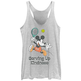 Disney's Mickey Mouse Serving Up Kindness Juniors' Racerback Tank Top