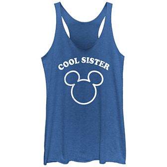 Disney's Mickey Mouse Cool Sister Juniors' Racerback Tank Top