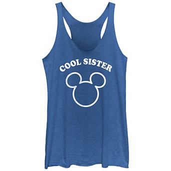 Disney's Mickey Mouse Cool Sister Juniors' Racerback Tank Top