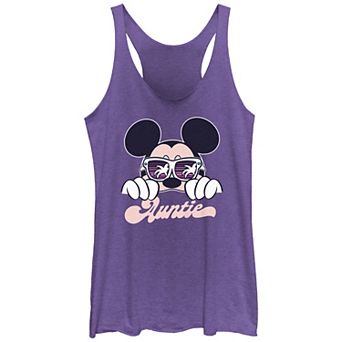 Disney's Mickey Mouse Auntie Women's Racerback Tank Top