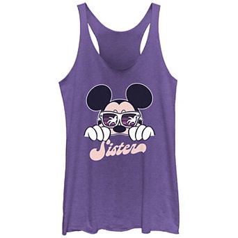 Disney's Mickey Mouse Sister Juniors' Racerback Tank Top