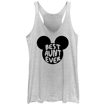 Disney's Mickey Mouse Best Aunt Ever Women's Racerback Tank Top