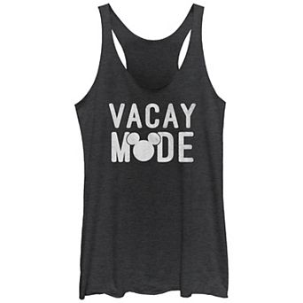 Disney's Mickey Mouse Vacay Mode Juniors' Racerback Tank Top