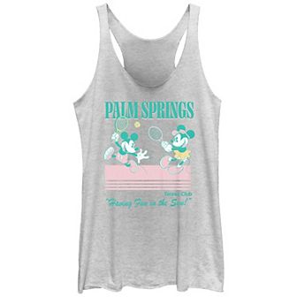 Disney's Mickey Mouse And Minnie Tennis Club Juniors' Racerback Tank Top