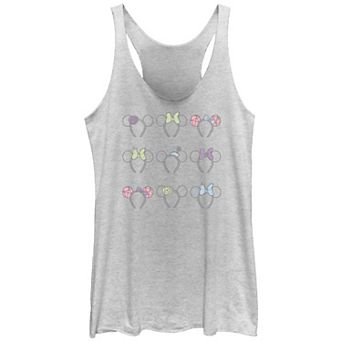 Disney's Minnie Mouse Headbands Juniors' Racerback Tank Top