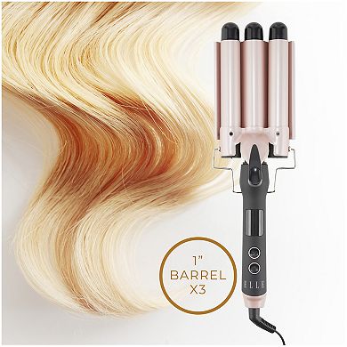 ELLE Triple Barrel Deep Hair Waver