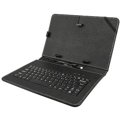 Zeki 10-in. Universal Wired Tablet Keyboard Case