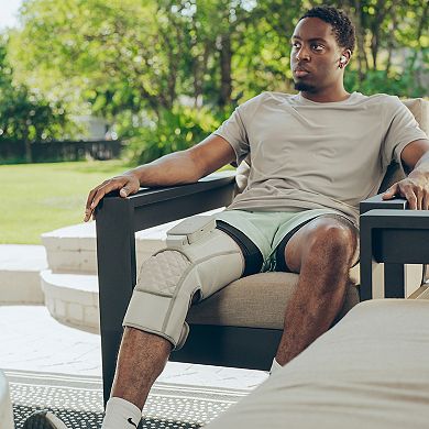HoMedics Modulair Compression System Knee Wrap + Battery Bundle