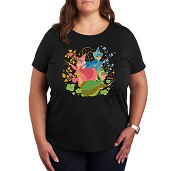 Disney's Sleeping Beauty Fairy Godmothers Plus Size Graphic Tee