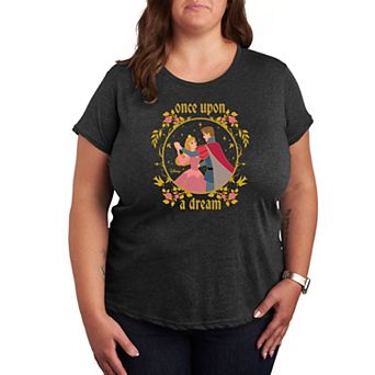 Disney's Sleeping Beauty Aurora & Prince Phillip Plus Size Once Upon A Dream Graphic Tee