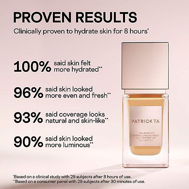 Major Skin Hydra-Luxe Luminous Skin Perfecting Foundation For Natural Glow
