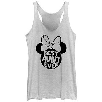 Disney's Minnie Mouse Best Aunt Ever Women's Racerback Tank Top