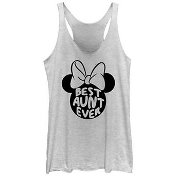 Disney's Minnie Mouse Best Aunt Ever Women's Racerback Tank Top