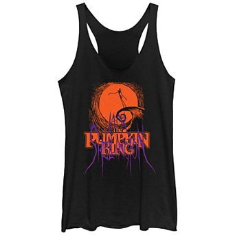 Disney's The Nightmare Before Christmas Jack The Pumpking King Juniors' Racerback Tank Top