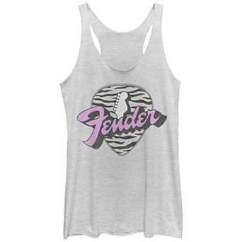 Juniors' Fender Western Tiger Racerback Tank Top
