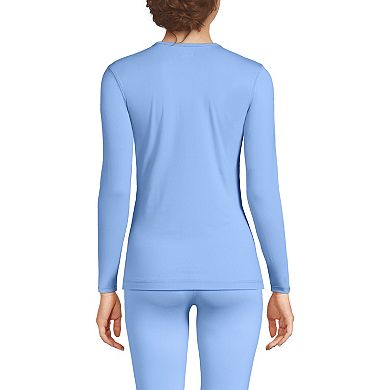 Women's Lands' End Thermaskin Long Underwear Crewneck Top