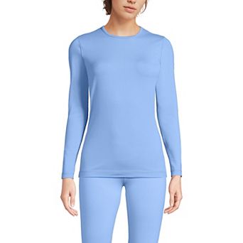 Women's Lands' End Thermaskin Long Underwear Crewneck Top