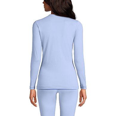 Petite Lands' End Thermaskin Long Underwear Crewneck Top