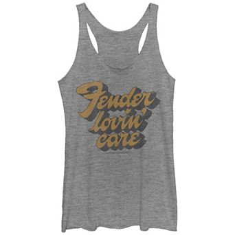 Juniors' Fender Lovin' Care Racerback Tank Top