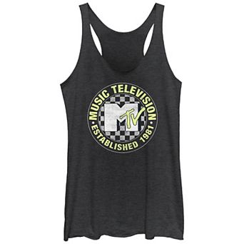 Juniors' MTV Retro Stamp Racerback Tank Top
