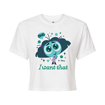 Disney / Pixar's Inside Out 2 Envy Juniors' I Want That Cropped Tee