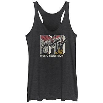 Juniors' MTV Bike Logo Racerback Tank Top