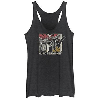 Juniors' MTV Bike Logo Racerback Tank Top