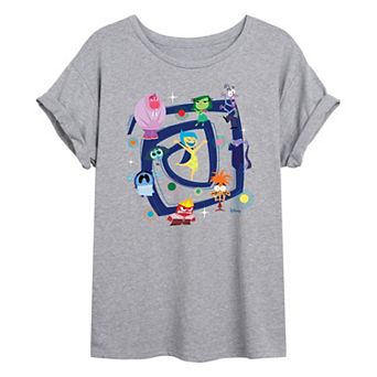 Disney / Pixar's Inside Out 2 Juniors' Group Oversized Tee