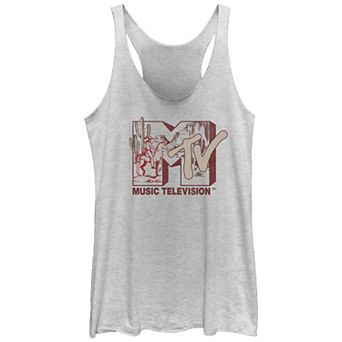 Juniors' MTV Wild West Print Logo Racerback Tank Top