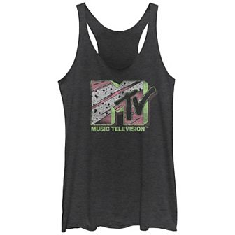 Juniors' MTV 90S Logo Racerback Tank Top