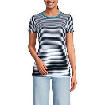 Women's Lands' End Women's Micro Rib Tee