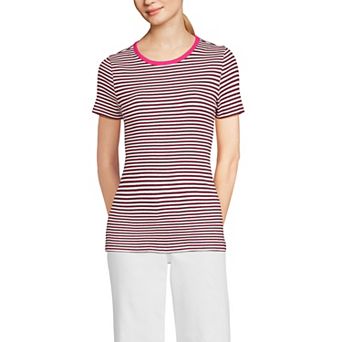 Women's Lands' End Women's Micro Rib Tee