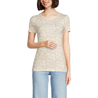 Women's Lands' End Women's Micro Rib Tee