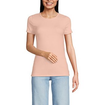 Women's Lands' End Women's Micro Rib Tee