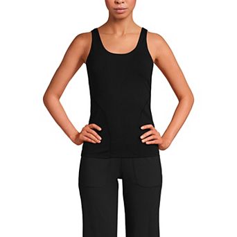 Women's Lands' End Interlock Scoopneck Tank Top