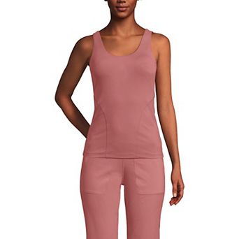 Women's Lands' End Interlock Scoopneck Tank Top