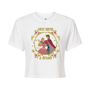 Disney's Sleeping Beauty Juniors' Once Upon A Dream Cropped Tee