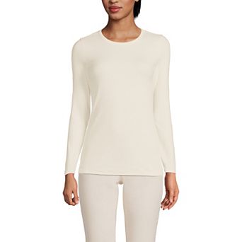 Women's Tall Lands' End Long Sleeve Micro Rib Tee