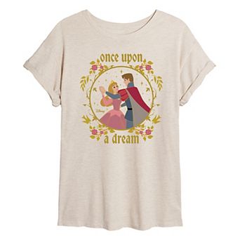 Disney's Sleeping Beauty Juniors' Once Upon A Dream Oversized Tee