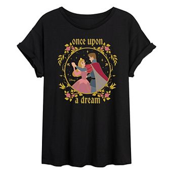 Disney's Sleeping Beauty Juniors' Once Upon A Dream Oversized Tee