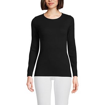 Women's Lands' End Micro Rib Tee