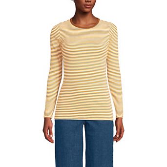 Women's Lands' End Micro Rib Tee
