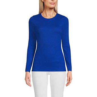 Women's Lands' End Micro Rib Tee