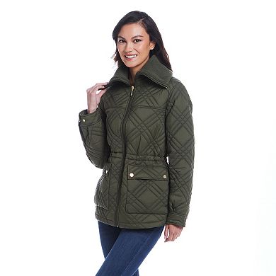 Women's Weathercast Wide Collar Quilted Anorak Jacket