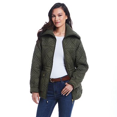 Women's Weathercast Wide Collar Quilted Anorak Jacket