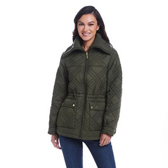 Women's Weathercast Wide Collar Quilted Anorak Jacket