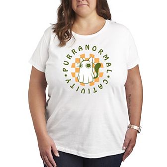 Plus Size Purranormal Cativity Graphic Tee