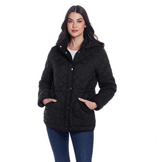 Women's Weathercast Corduroy Trimmed Quilted Anorak Jacket