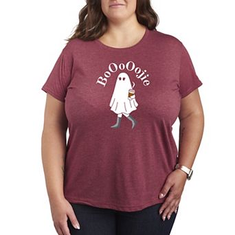 Plus Size Boojie Ghost Graphic Tee