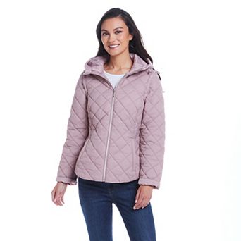 Women's Weathercast 2-in-1 Quilted Hooded Jacket with Zip Off Sleeves